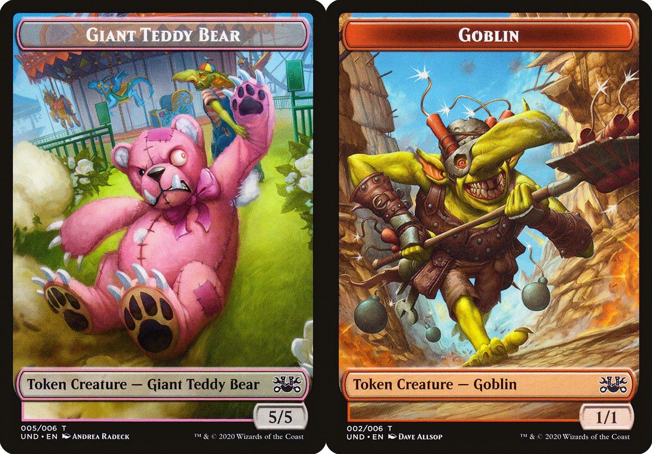 Giant Teddy Bear // Goblin Double-Sided Token